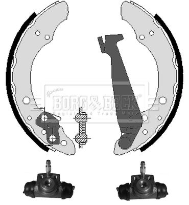 BORG & BECK Piduriklotside komplekt BBS1015K